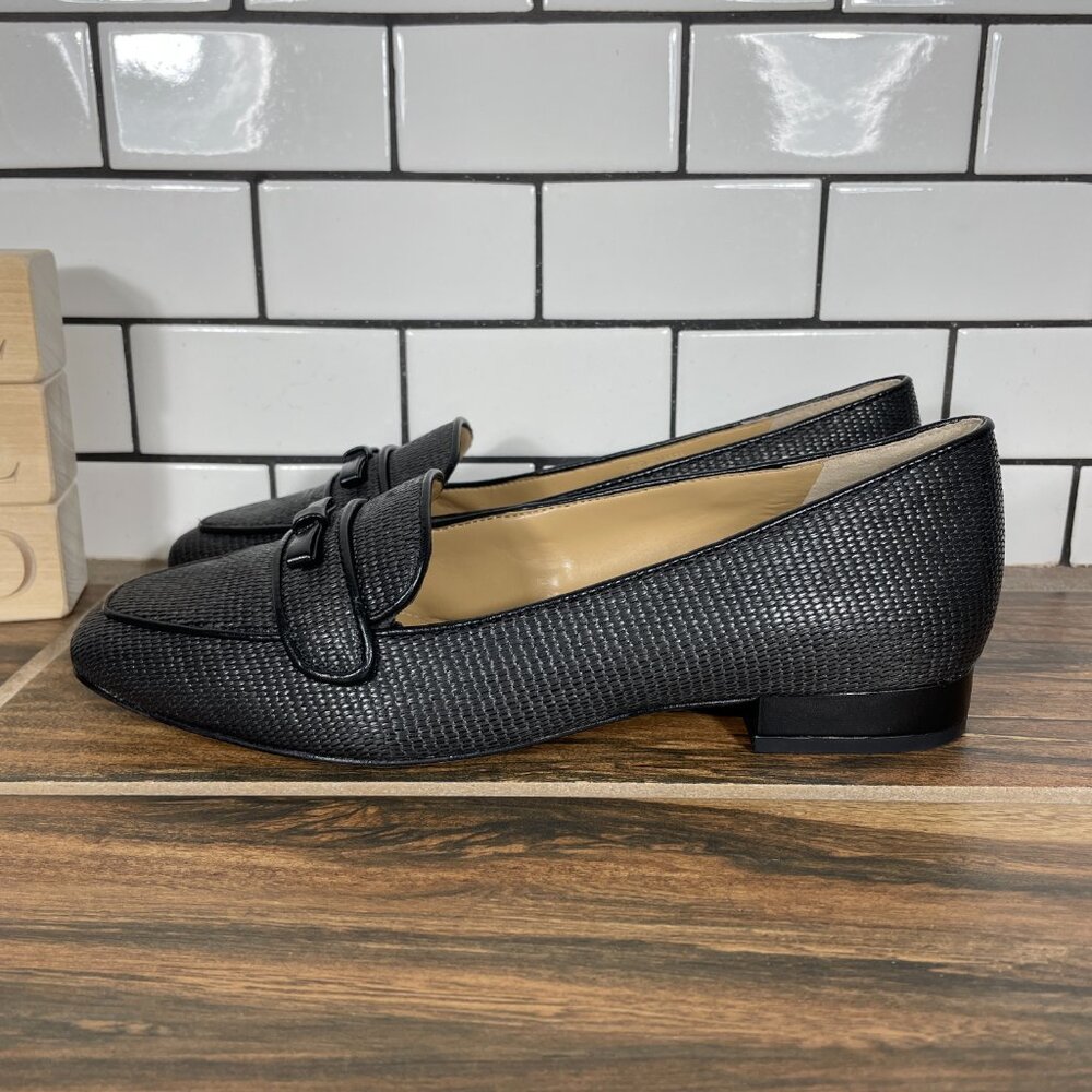 Talbots Shoes Womens Size 6.5 Charcoal Block Heel Business Casual Loafer Flat